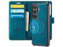 CaseMania 2in1 Bookcase Qi2 Groen - Samsung Galaxy A27 Hoesje