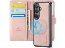CaseMania 2in1 Bookcase Qi2 Roze - Samsung Galaxy A27 Hoesje