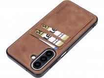 CaseMania Card Backcase Cognac - Samsung Galaxy A27 Hoesje Pashouder
