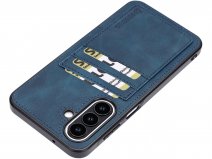 CaseMania Card Backcase Donkerblauw - Samsung Galaxy A27 Hoesje Pashouder