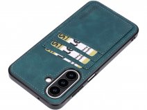 CaseMania Card Backcase Groen - Samsung Galaxy A27 Hoesje Pashouder