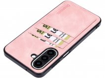 CaseMania Card Backcase Roze - Samsung Galaxy A27 Hoesje Pashouder