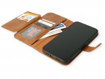CaseMania 2in1 Magnetic XL Bookcase Bruin - Samsung Galaxy A27 Hoesje