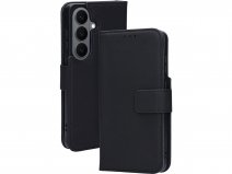 Mobiparts Genuine Leather Folio Zwart - Samsung Galaxy A27 hoesje