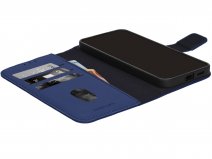 Mobiparts Genuine Leather Folio Blauw - Samsung Galaxy A27 hoesje