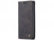 CaseMe Vintage BookCase Zwart - Samsung Galaxy A31 hoesje