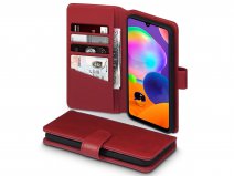 CaseBoutique Wallet Case Rood Leer - Samsung Galaxy A31 hoesje