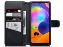 CaseBoutique Wallet Case Zwart Leer - Samsung Galaxy A31 hoesje