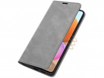 Just in Case Magnetic BookCase Grijs - Samsung Galaxy A32 4G hoesje