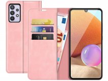 Just in Case Magnetic BookCase Roze - Samsung Galaxy A32 4G hoesje