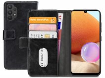 Mobilize Elite Walletbook Zwart - Samsung Galaxy A32 4G hoesje