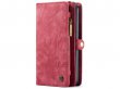 CaseMe 2in1 Wallet Ritsvak Case Rood - Samsung Galaxy A32 5G Hoesje