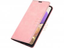 Just in Case Magnetic BookCase Roze - Samsung Galaxy A32 5G hoesje