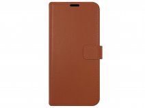 Valenta Leather Bookcase Bruin - Samsung Galaxy A32 5G hoesje