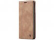 CaseMe Vintage BookCase Tan - Samsung Galaxy A33 hoesje