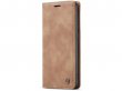 CaseMe Vintage BookCase Tan - Samsung Galaxy A33 hoesje