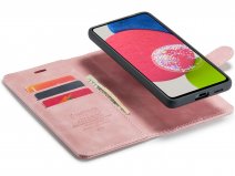 CaseMe 2in1 Magnetic Bookcase Roze - Samsung Galaxy A33 Hoesje