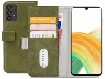 Mobilize Elite Walletbook Groen - Samsung Galaxy A33 5G hoesje