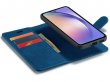 CaseMe 2in1 Magnetic Bookcase Donkerblauw - Samsung Galaxy A34 Hoesje