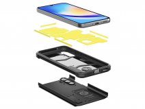 Spigen Tough Armor Case Zwart - Samsung Galaxy A34 Hoesje