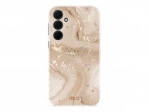 MIO Gold Marble Magsafe Case - Samsung Galaxy A35 Hoesje