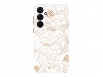 MIO White Roses Magsafe Case - Samsung Galaxy A35 Hoesje