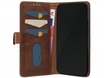 Mobilize Leather Wallet Bruin - Samsung Galaxy A35 Hoesje Leer