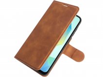 Just in Case Premium Wallet Folio Cognac - Samsung Galaxy A36/A56 hoesje