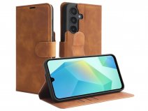 Just in Case Premium Wallet Folio Cognac - Samsung Galaxy A36/A56 hoesje