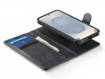 CaseMania 2in1 Bookcase Qi2 Zwart - Samsung Galaxy A37 Hoesje