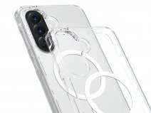 CaseMania Samsung Galaxy A37 hoesje Clear TPU Case MagSafe Qi2 Compatible