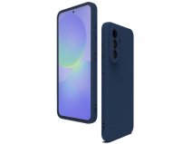 CaseMania Silicon Microfiber Case Donkerblauw - Samsung Galaxy A37 hoesje