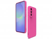 CaseMania Silicon Microfiber Case Roze - Samsung Galaxy A37 hoesje