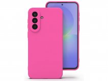 CaseMania Silicon Microfiber Case Roze - Samsung Galaxy A37 hoesje