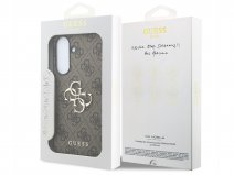Guess Big 4G Monogram Case Bruin - Samsung Galaxy A37 hoesje