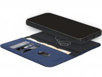 Mobiparts 2in1 Leather Folio Blauw - Samsung Galaxy A37 hoesje