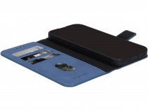 Mobiparts PU Leather Folio Blauw - Samsung Galaxy A37 hoesje