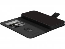 Mobiparts PU Leather Folio Zwart - Samsung Galaxy A37 hoesje