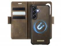 Solidenz 2-in-1 Bookcase MagSafe Bruin - Samsung Galaxy A37 Hoesje