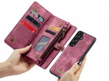 Solidenz 2in1 Wallet Ritsvak Case Rood - Samsung Galaxy A37 Hoesje
