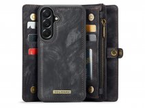 Solidenz 2in1 Wallet Ritsvak Case Zwart - Samsung Galaxy A37 Hoesje