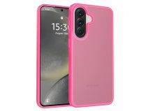 Solidenz Frosted Hybrid Case Fuchsia Roze - Samsung Galaxy A37 hoesje