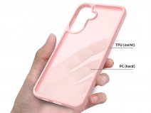 Solidenz Frosted Hybrid Case Lichtroze - Samsung Galaxy A37 hoesje