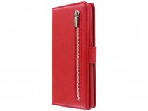 Book Case met Ritsvakje Rood - Samsung Galaxy A41 hoesje