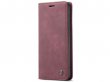 CaseMe Vintage BookCase Rood - Samsung Galaxy A41 hoesje