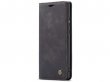 CaseMe Vintage BookCase Zwart - Samsung Galaxy A41 hoesje