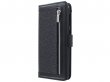 Glitsie Zip Case met Rits Zwart - Samsung Galaxy A51 hoesje