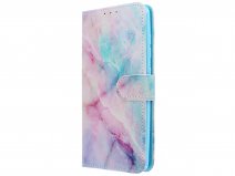 Book Case Mapje Marmer Marble - Samsung Galaxy A51 hoesje