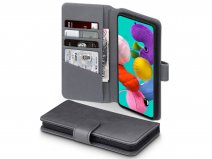 CaseBoutique Wallet Case Grijs Leer - Samsung Galaxy A51 hoesje