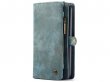 CaseMe 2in1 Wallet Ritsvak Case Blauw - Samsung Galaxy A52/A52s Hoesje